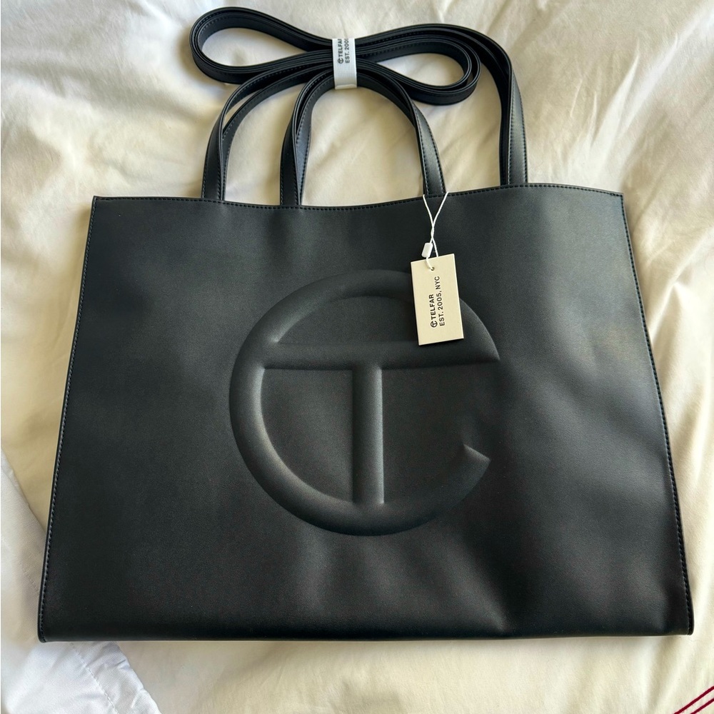 Large Black Telfar Bag